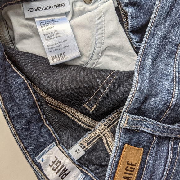 PAIGE Verdugo Ultra Skinny, Blue, 26 - Picture 7 of 7